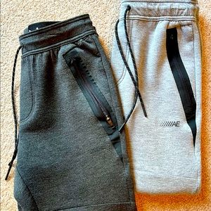 2 Pair American Eagle Joggers. Small Gray Charcoal